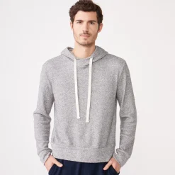 MONROW Thermal Pullover Hoody DARKHEATHER Clearance